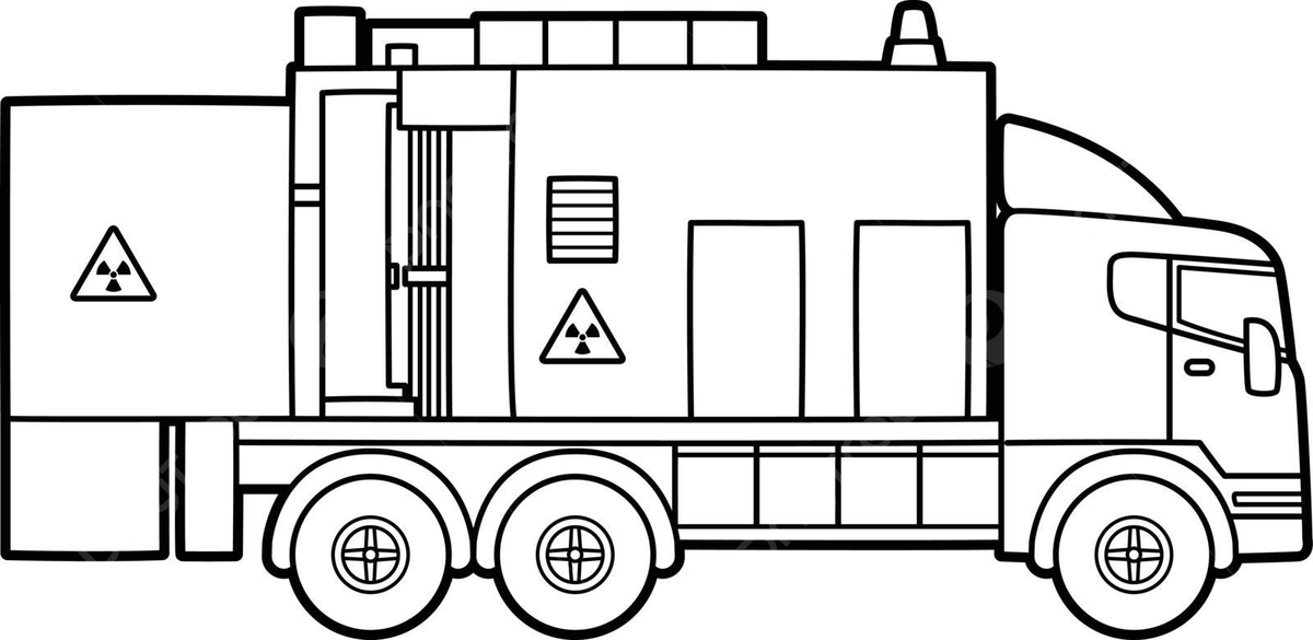 Hand drawn truck line drawing png images