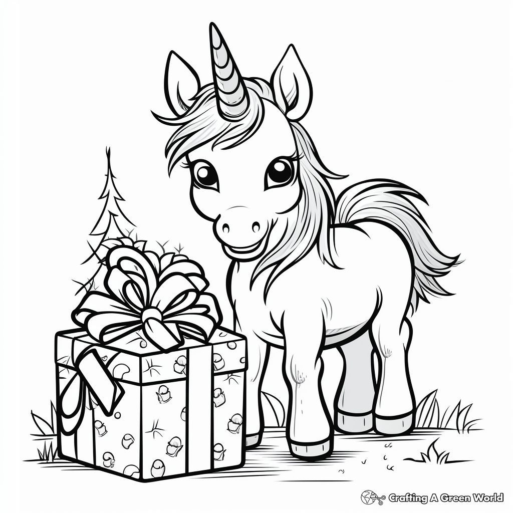 Unicorn birthday coloring pages