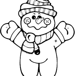 Snowman coloring pages printable for free download