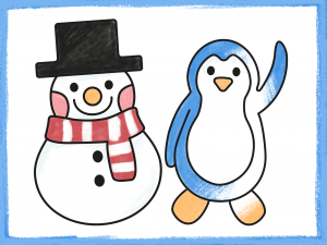 Winter coloring pages for babies amax kids