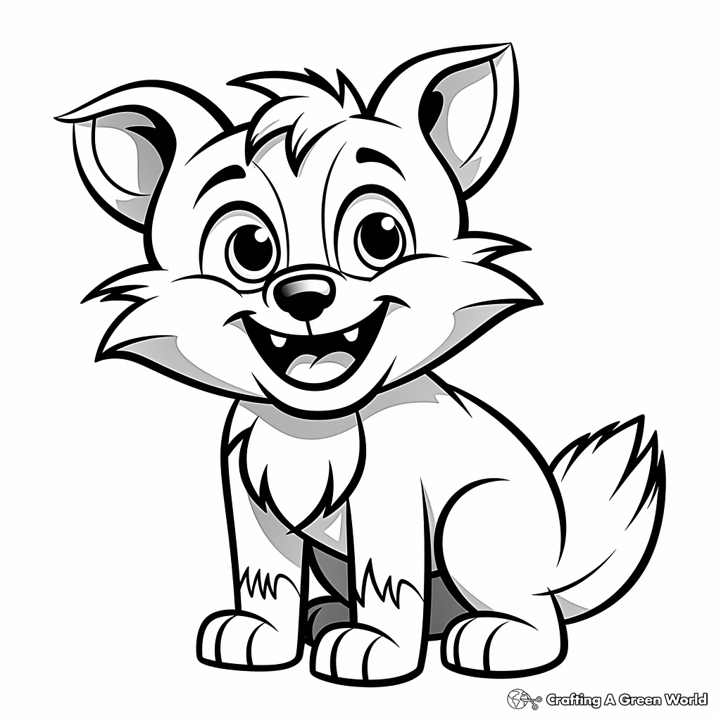 Wolf coloring pages