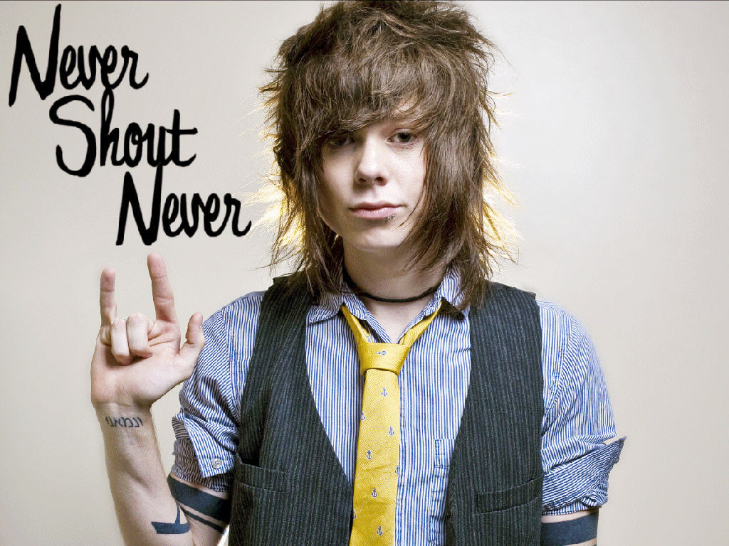 Never shout never wallpaper