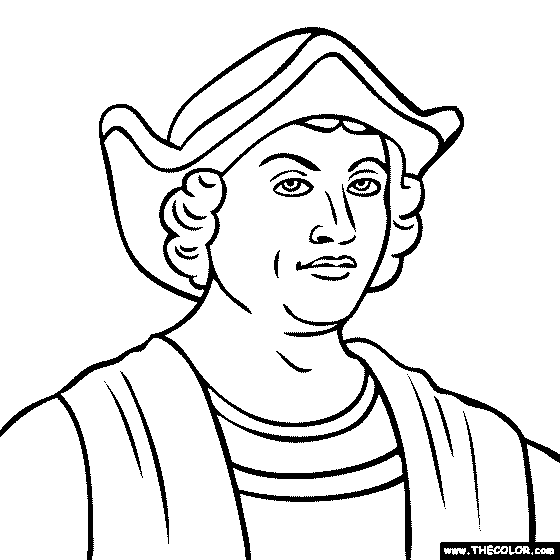 Christopher columbus drawing