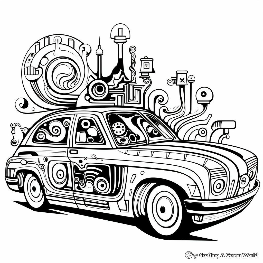 Car coloring pages