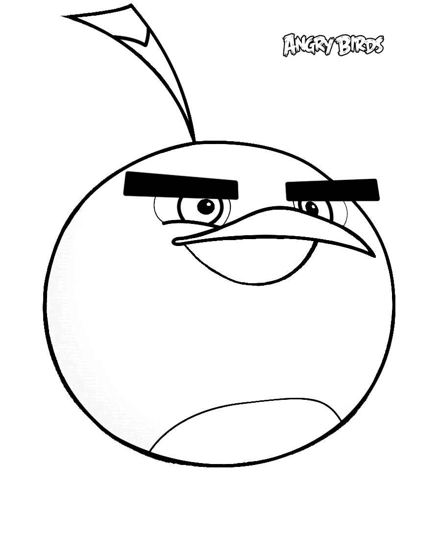 Coloring page angry birds cartoons â printable coloring pages