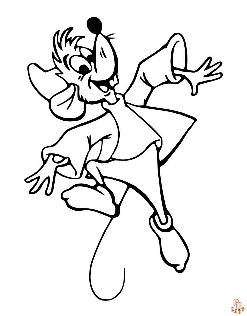 Coloring fun with mice from cinderella coloring pages