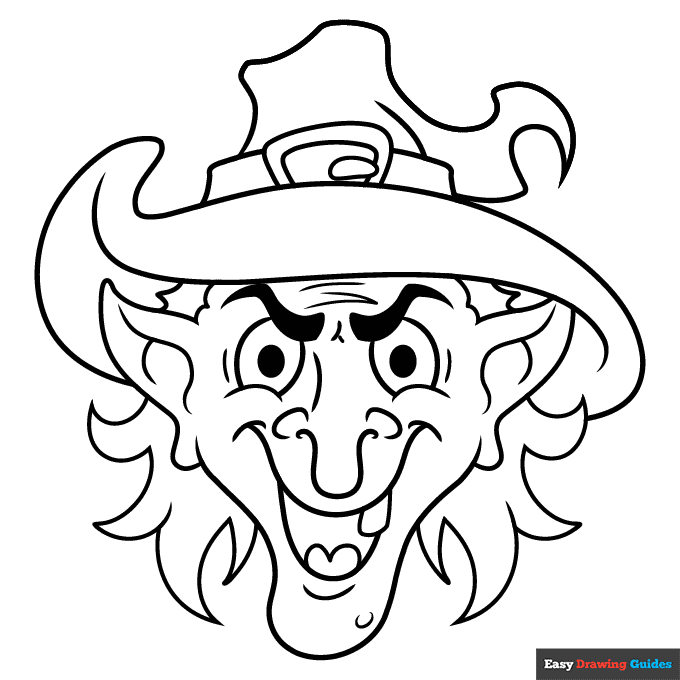 Free printable scary halloween coloring pages for kids