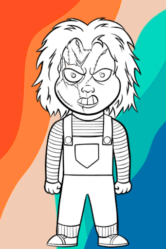 Download chucky coloring book free for android