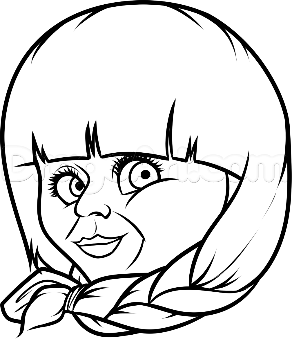 Pics of annabelle doll coloring page to draw annabelle