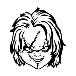 Chucky car sticker