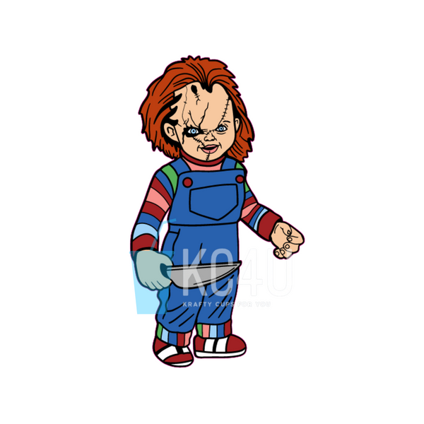 Chucky charms decal â krafty cups u