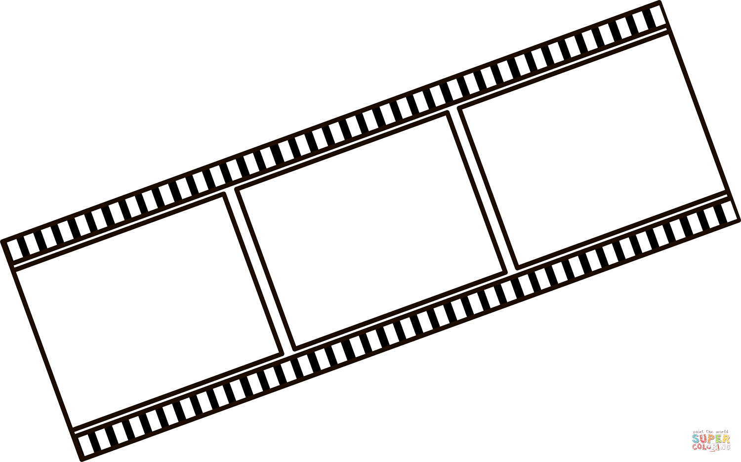 Film strip coloring page free printable coloring pages