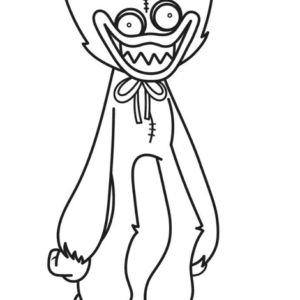 Huggy wuggy coloring pages printable for free download