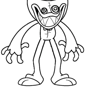 Huggy wuggy coloring pages printable for free download