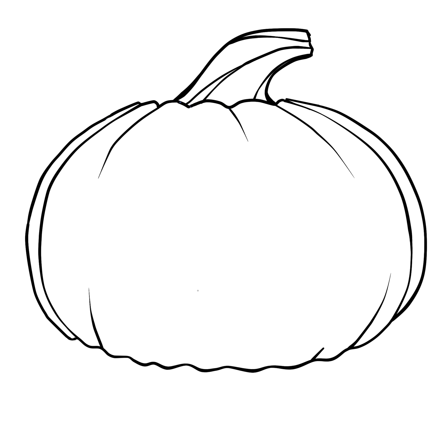 Pumpkin clipart black and white free