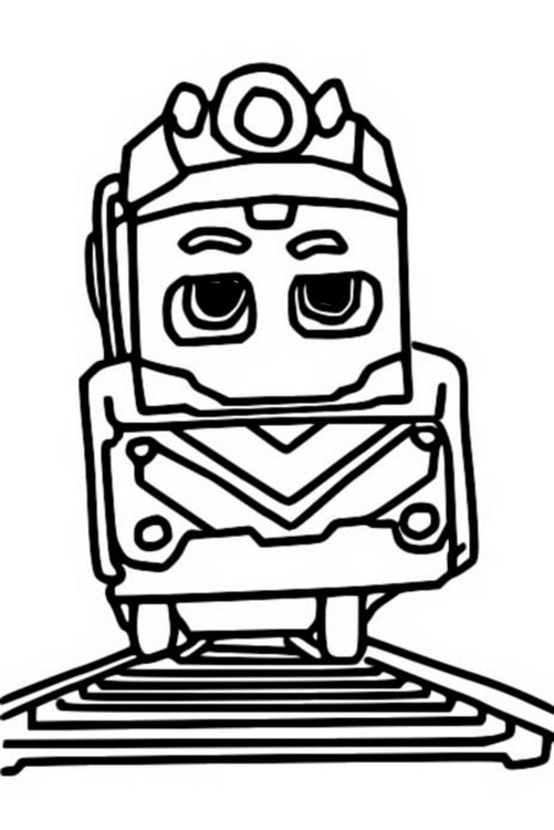 Coloring page mighty express freight nate coloring pages color cartoon kids