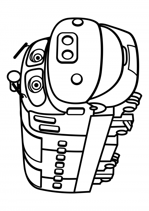 Chuggington coloring pages funny trains from chuggington coloring pages