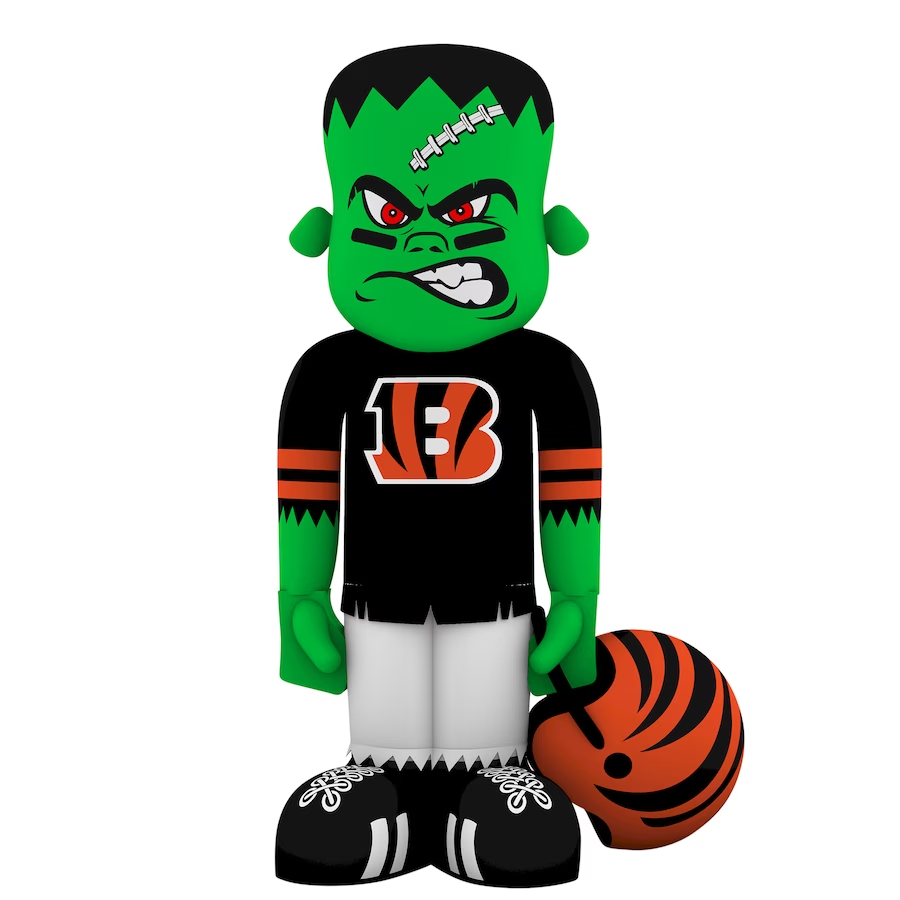 Cincinnati bengals halloween lawn inflatable steinbacker â jrs sports