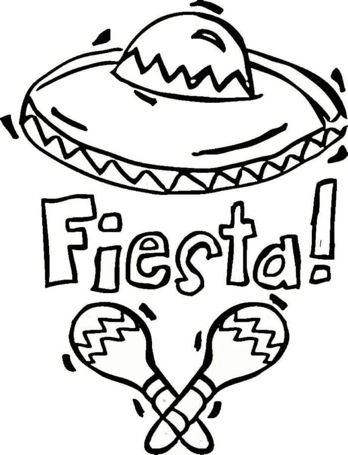 Cinco de mayo coloring pages