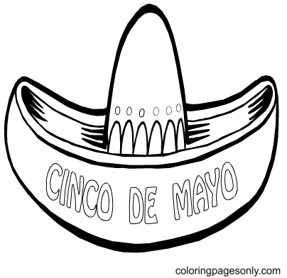 Cinco de mayo coloring pages