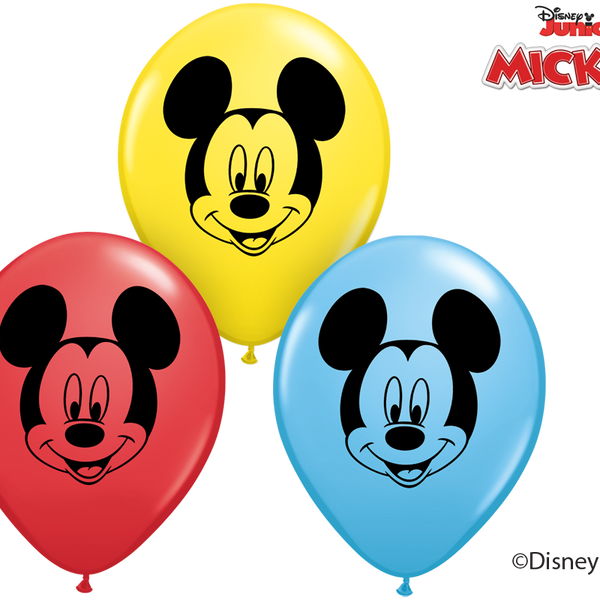 Disney mickey mouse face latex balloons