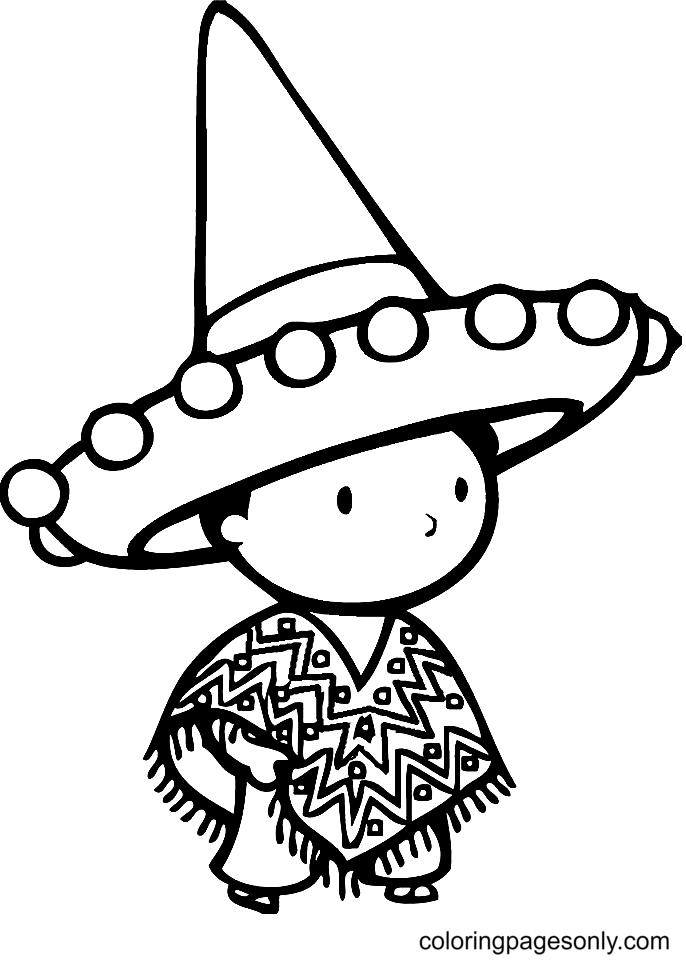 Cinco de mayo coloring pages