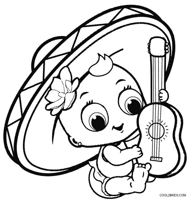 Cinco de mayo coloring pages