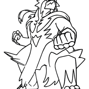 Urshifu coloring pages printable for free download