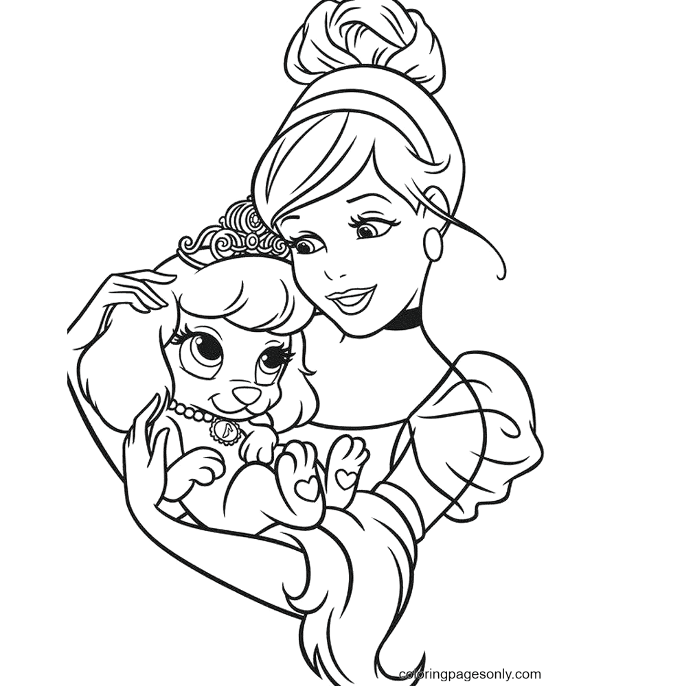 Disney princess coloring pages