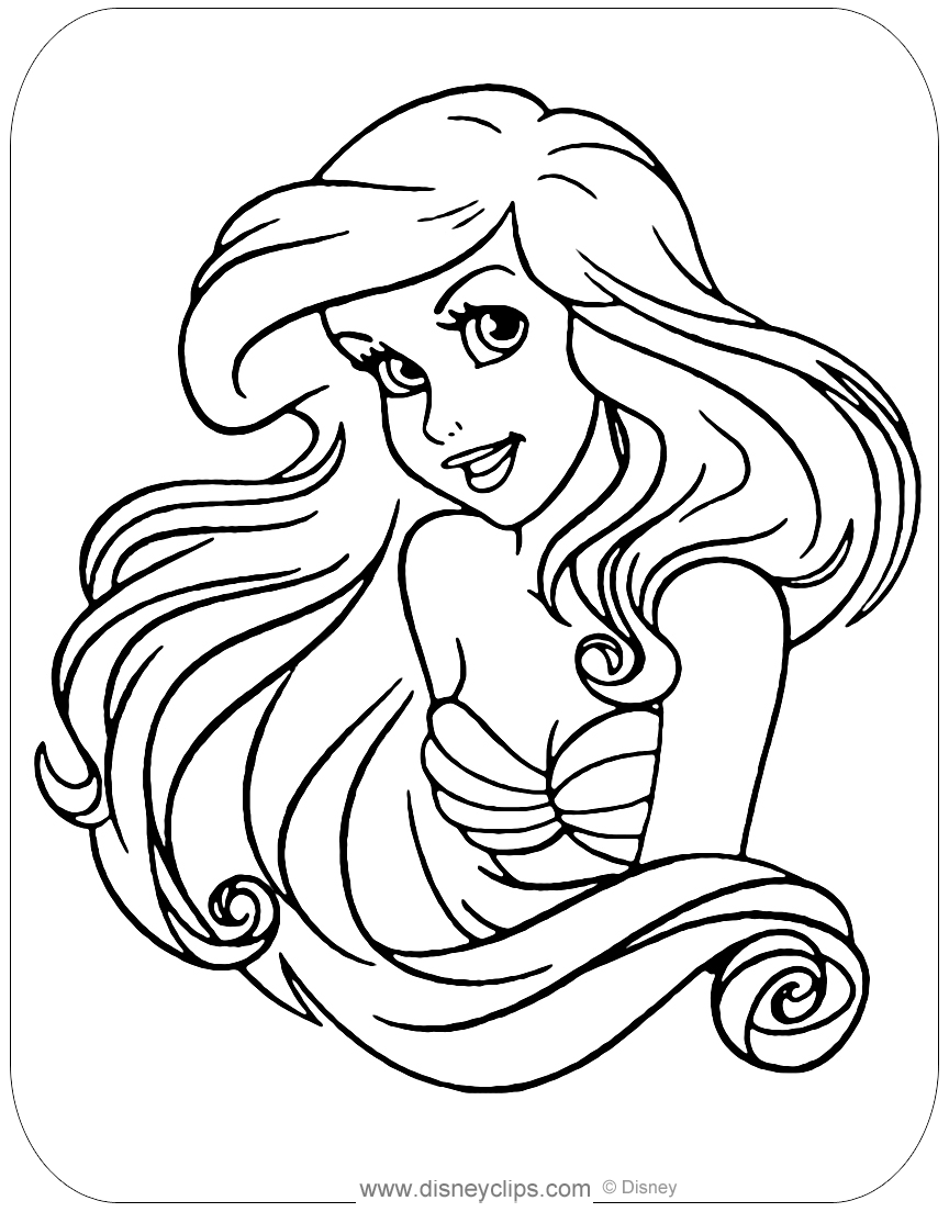 The little mermaid coloring pages ariel coloring pages mermaid coloring pages princess coloring pages