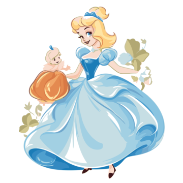 Princess cinderella png transparent images free download vector files