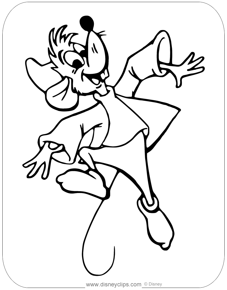 Cinderella coloring pages