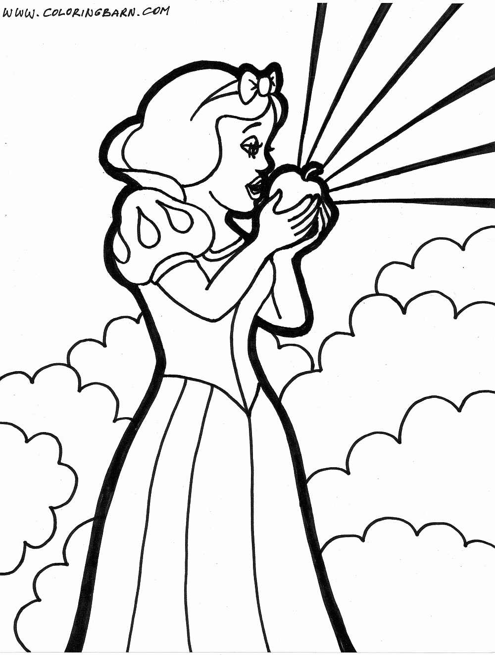 Disney princess coloring pages