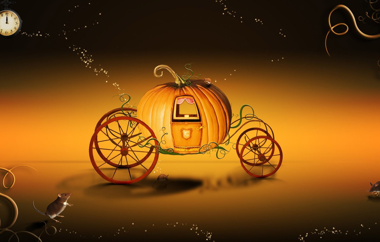 Wallpaper cinema fantasy disney magic orange movie film pumpkin clock cinderella rats midnight fairy tale mahou carriage boock images for desktop section ñððñðññððºð