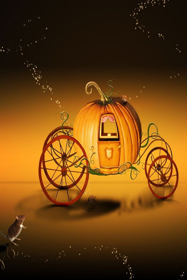 Cinderellas pumpkin carriage halloween wallpaper iphone thanksgiving wallpaper halloween wallpaper