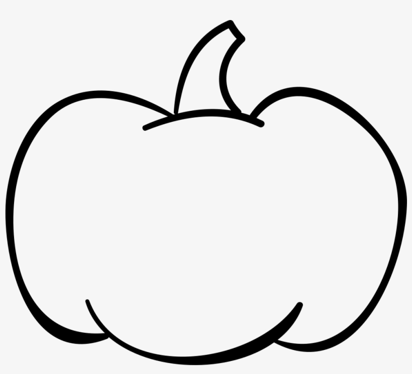 Halloween pumpkin vegetable outline svg png icon free