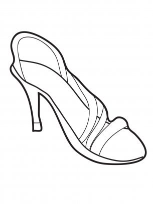 Heel coloring sheet