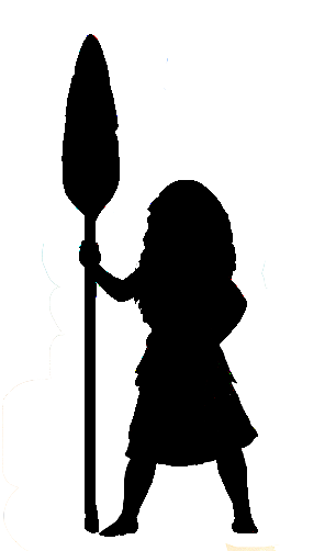 Princess moana disney princess silhouette disney silhouettes disney silhouette