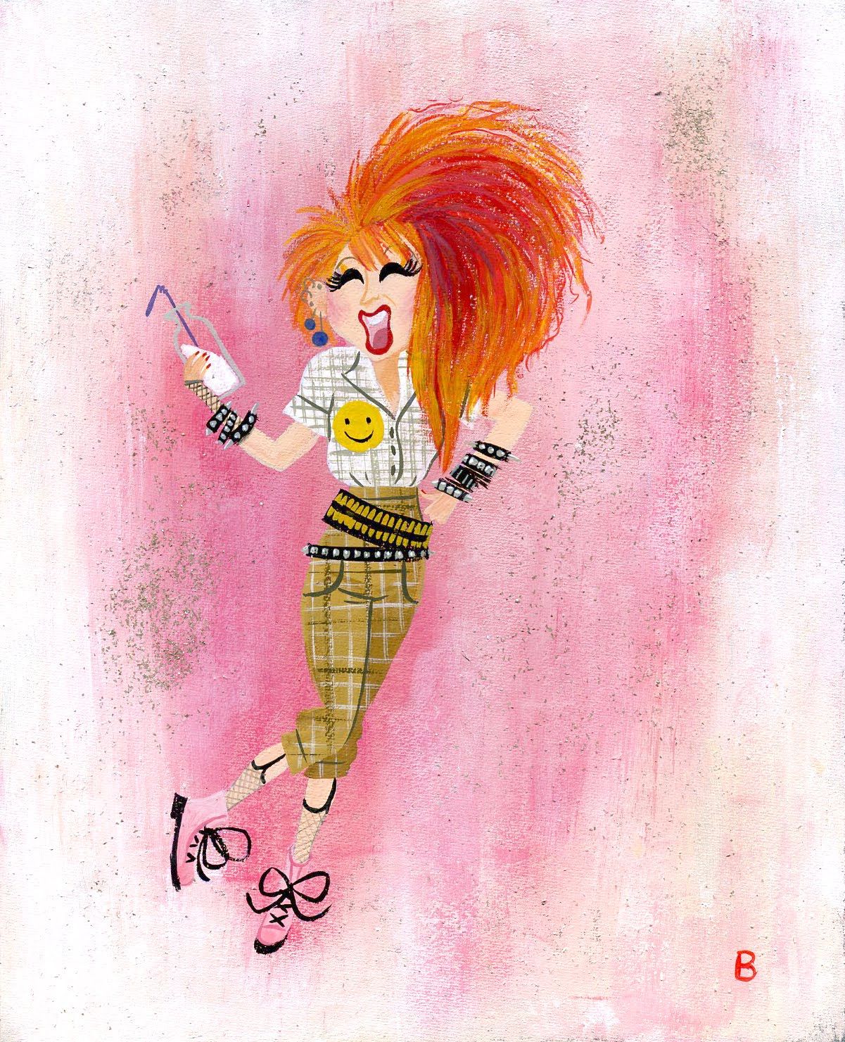 Cyndi lauper cyndi lauper illustration drawing illustration