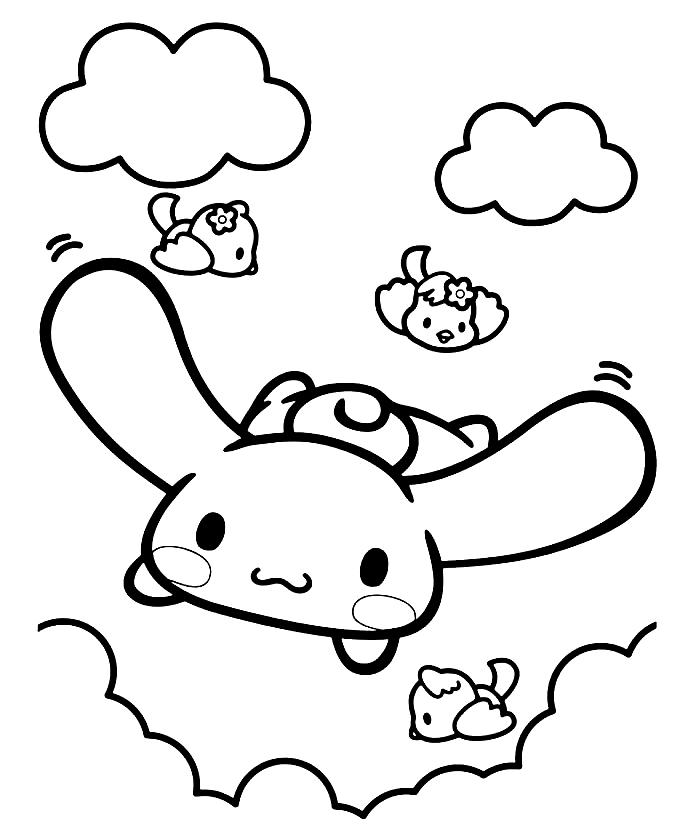 Cinnamoroll coloring pages