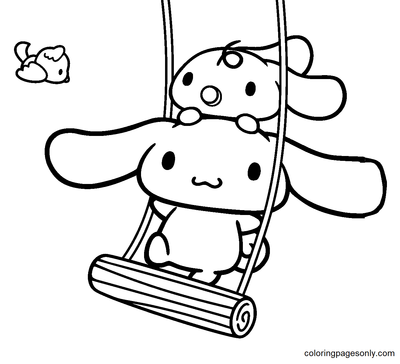 Cinnamoroll coloring pages