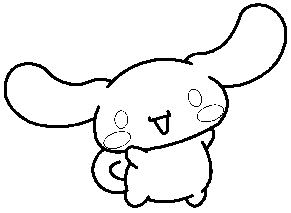 Cinnamoroll coloring pages