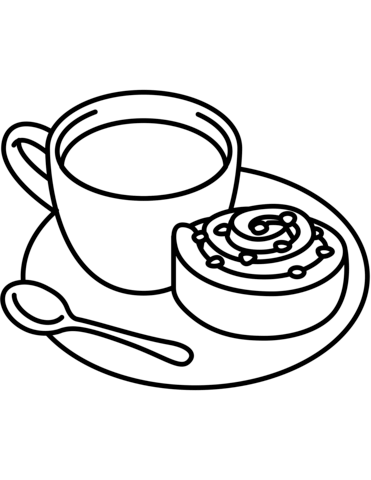 Swedish fika coloring page free printable coloring pages