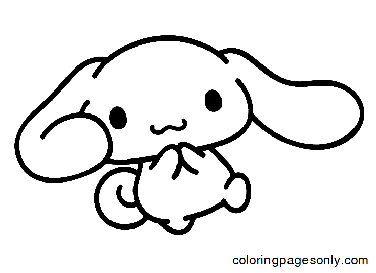 Cinnamoroll coloring pages