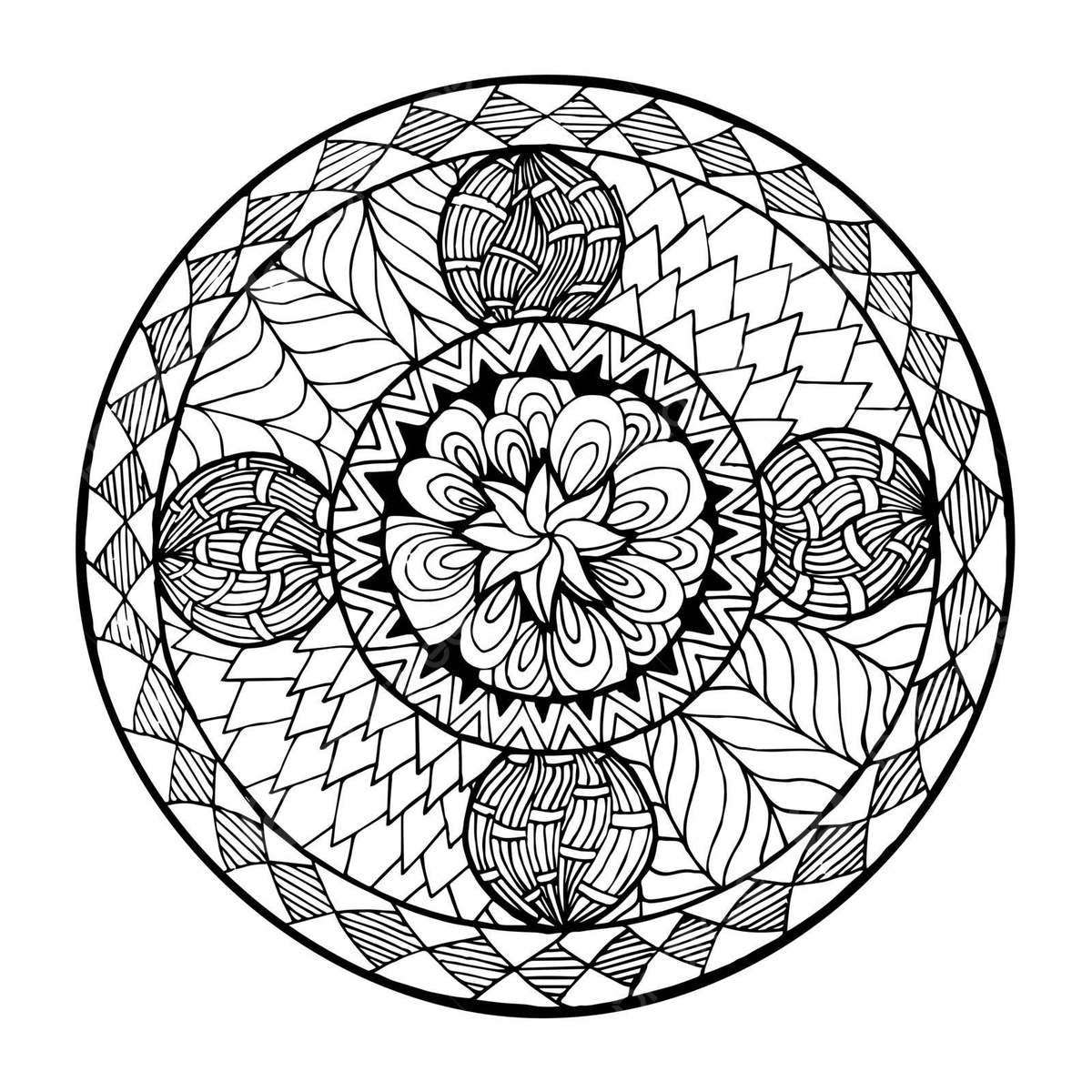 Zentangle mandala design doodle lace vector design doodle lace png and vector with transparent background for free download
