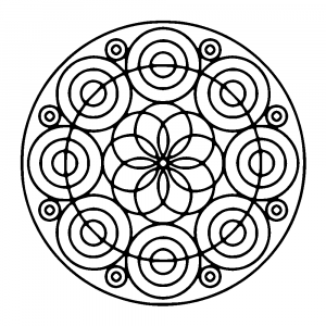 Most popular mandala coloring pages