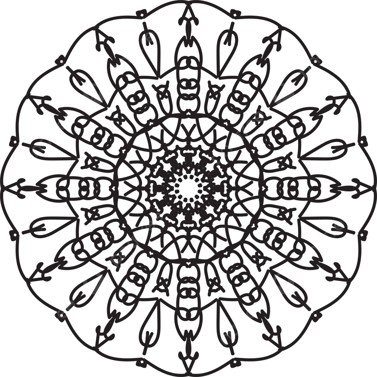 Mandalas for coloring book decorative round ornaments decorative drawing ornaments drawing decorative sketch png and vector with transparent background for free download