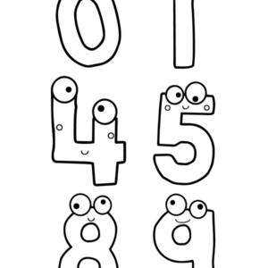 Number lore coloring pages printable for free download