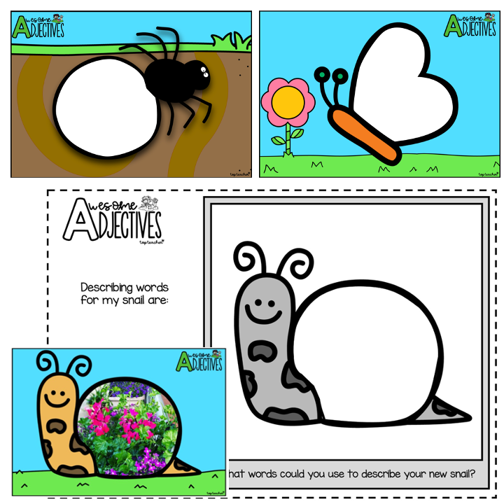Awesome adjectives insects digital â top teacher