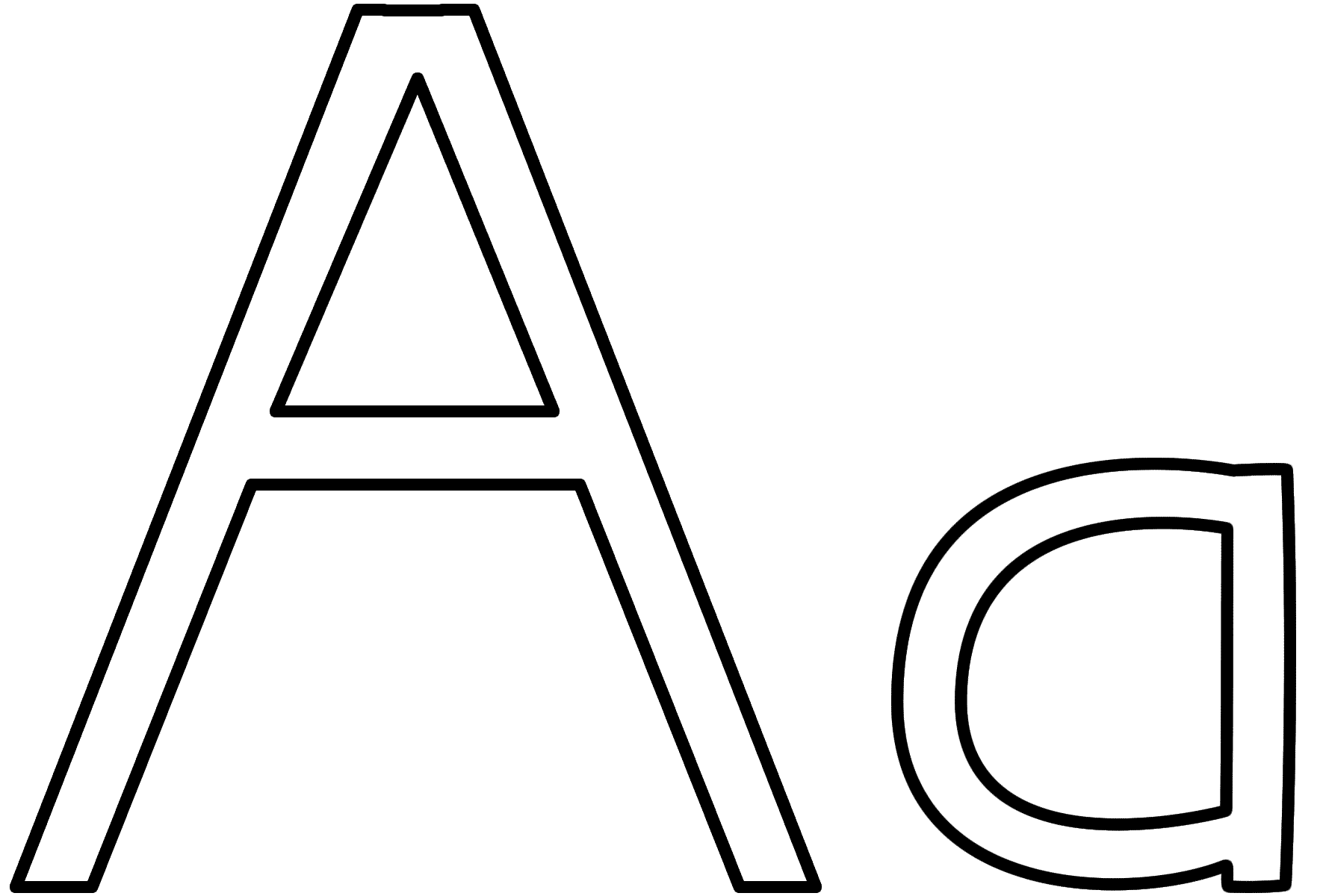 Letter a